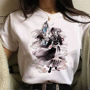 女性のTシャツmo dao zu shi t shirt women Japonena harajuku t女性グラフィック服t240507