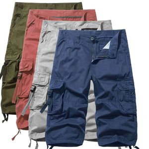 Term Long Summer 7-Inch Workwear Shorts, Fashionable Beach Oversized Men's Fat Pants, Loose Fitting