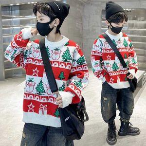 Defina roupas de gato de outono e inverno para jovens de mangas compridas design de padrões de natal