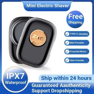 Razors Blades Portable Electric Shaver Mini充電IPX7防水ドライとウェットデュアルプラーズ未塗装の高品質ギフトQ240508