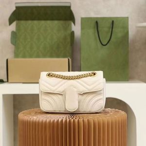 designers väskor kvinnor axelväska marmont handväska messenger totes mode metalliska handväskor klassiska crossbody clutch 302c