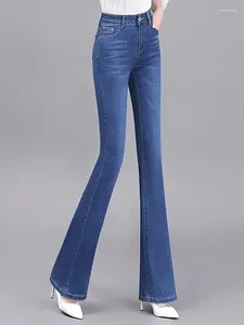 Jeans femminile oversize 26-32 ad alta vita ad alta vita sottile fondo classico classico tratto lavato mamma primavera autunno vaqueros pantaloni in denim