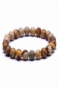 Kamienne koraliki Bracelety Wysokiej jakości Tiger Eye Buddha Lava okrągłe koraliki Elastyczność Bracelety dla kobiet mężczyzn Biżuteria Chris7509233