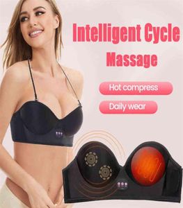 Nxy Bust Enhancer Massager Massager увеличение вибрации отопление Сжатие Электрическое сексуальное бюстгальтер.