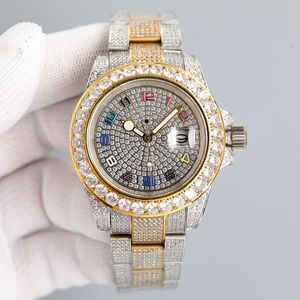 Diamond Mens Watch 42mm Automatische mechanische Bewegung Watches Saphir Waterdes Frauen Armbanduhr Montre de Luxe