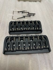 Accessori 1pcs Bridge fisso per 6/7/8 String Electric Guitar Sostituzione Black Colore Real Foto