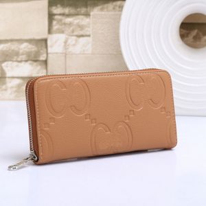 Portafogli di design da donna di grande qualità stile lungo AAA Lady Fashion Casual Cash Card Cardses Female Phone Clutch No913