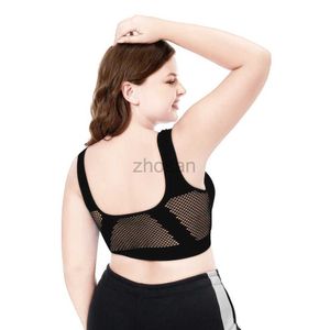 Active Underwear M-7XL Plus Size Women Yoga Sports Bra Fitness Running Gym Padded Vest Tops Sportswear Brassiere Push Up Bras Bralette d240508