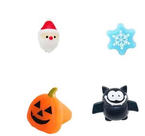 LED -lysande ringar Creative Cartoon Soft Rubber Finger Lamp Ring Söta Flash Kids Toy Gifts