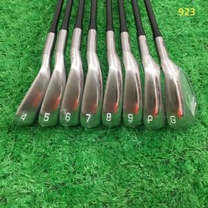 Men Golf Iron JPX923 Set Irons Clubs 49pg RSSR Flex Steelgraphite Eixo com tampa da cabeça 240422