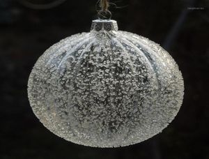 Christmas Decorations Diameter6cm Striped Glass Ball Transparent Globe With Chips Tree Pendant Ornament Ball16767693