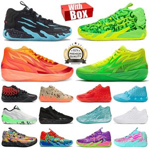 2024 Designer 1.0 2.0 3.0 Sapatos de basquete masculino Rick e Morty Black Blast Cat Galáxia Vermelha Blast Queen City Blue Men Treiners Outdoor Sports Sports Sports 36-46