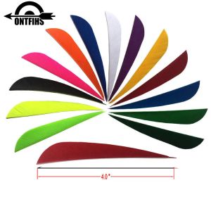 Darts 100 PCS 4 -дюймовые капли воды Параболические перья стрельбы из лука