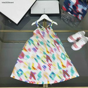 جديد تنورة الأطفال تصميم حبال تصميم الأميرة الحجم 100-160 سم الأطفال مصمم ملابس ملونة طباعة الفتيات الفتيات