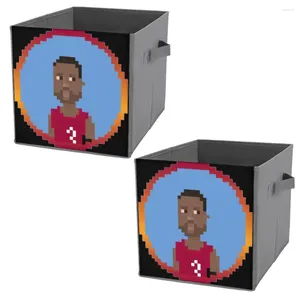 Складная коробка складной складки Dwyaneer и Wade D-Wade 2024 баскетбольные звезды (23) мусорные банки многофункциональные игрушки для домашних животных