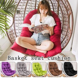 Egg Chair Cushion Hanging Basket Chair Cushion Thick Swing Chair Cushion Rattan Chair Soft Egg Chair Pad For Garden Home Decor 240508