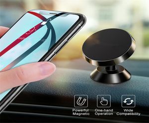 360 grader Universal Magnetic Phone Holder Mobile Cell Air Vent Mount Magnet GPS Stand i bil för mobiltelefon1598151