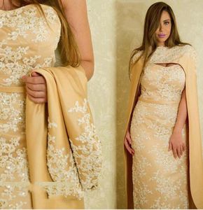 فساتين سهرة ملفوفة صفراء منافسات Cape Prom 2016 مخصصة بالإضافة إلى حجم العباءات الرسمية للنساء 9905731