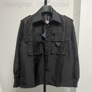 Erkek Ceketler Tasarımcı Metal Üçgen Mektup Logosu Erkekler Günlük Ceket Kapşonlu Ceket Eşek 6F08