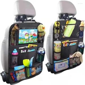 Storage Bags Car Backseat Organizer With Touch Screen Tablet Holder Auto Pockets Cover Seat Back Protectors Accessories