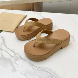 Slippers Sandal Women Hollow G Platform Shoes Summer Pole Mule Gift Green Pink Red Yellow Leader Sliders Sliders Discal Flat Rubber Sandale Girl 5.8 05