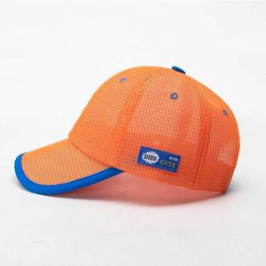 M1A2 Caps Hats Summer Mesh Thin Padded Childrens Baseball Hat Bucket Korean Fashion Outdoor Sun Protection Boys and Girls Accessories d240509