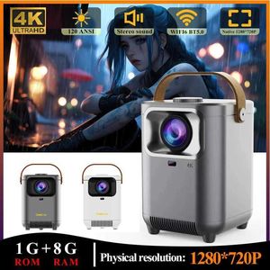 Projectors E350 Mini High-Definition 4K Projector Android 11.0 LED Dual Band WiFi 6.0 BT5.0 1920 * 1080p Home Theatre Autofocus Outdoor Portable Projector J240509