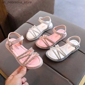 SALPER GIRLS SANDALS ROMANA ROMANO OPPETTO OSSERE TOUNTO SOLID TOP SEMPLICE NUOVE SPARTI CHUADI DI SIMPA CHUATTO CHIEDRENS CHIEDABILE Q240409