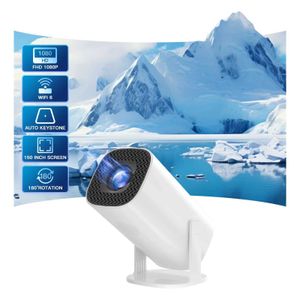 Projektorer Android 11 -projektor med WiFi 6 och Bluetooth Smart Mini Portable Projector 2.4G 5.8G Pocket Outdoor J240509