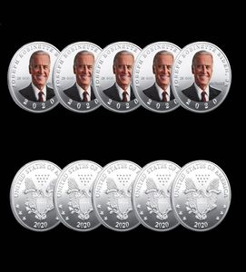 5st Joe Biden Commemorative Badge Craft Flying Eagle Challenge Coin Silver Plated Coins Collectibles7362559