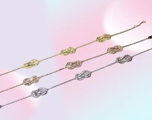 Bransoletka łańcucha linków U8 100 925 srebrna biżuteria magnesowa podkowa dla mody prezent na prezent France Brand4523264