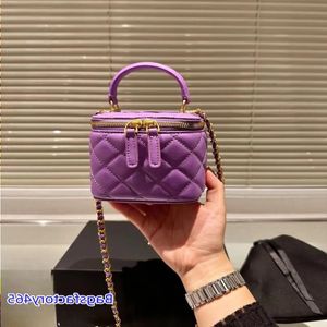 Portable Mini Square Women Bag Cosmetic Bag med sju färger Luxury Versatile Handbag Coin Purse Leather Quilted Designer Crossbody SH IVFP