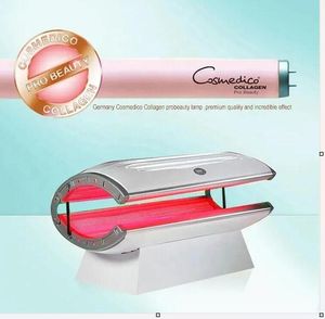 Potente terapia con luce rossa sbiancamento e ringiovanimento della pelle Antiveging beauty letto di bellezza full-body fototerapia orizzontale a LED PDT Collagene Attrezzatura Solarium Spa Capsule