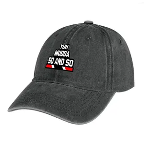 Berretti Yuh Mudda SO e - Trinidad Slang |Tobago Cowboy Hat Golf Brand Man Cap Kids Women's