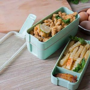 Lunch Boxes Bags Kids Bento Box Leakproof Lunch Containers Cute Lunch Boxes for Kids Chopsticks Dishwasher Microwave Safe Lunch Food Container