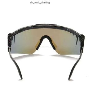 Pit Vipers Omplani da sole Nuovi occhiali da sole oversize di alta qualità polarizzati lenti rosse specchietti TR90 Frame Uv400 Protection Men Sport Wih Case Pit Occhiali da sole 732