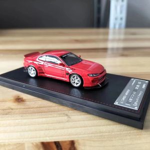 Die cast 1 64 Scale Nissan Silvia S15 Jdm simulated alloy car model fan amateur series display home decoration 240506