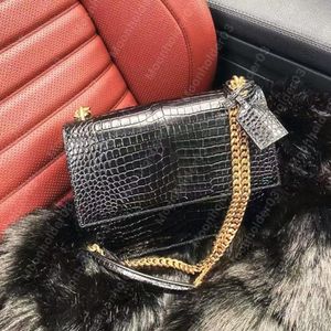 Designer bags sacoche flap Alligator Handbags sunset Weave Letters Crocodile Designers Bags Luxury Handbag Purse Crossbody Women Should 256n