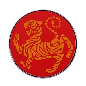 Shotokan Karate Symbol Pin Badge Rossa Birsa