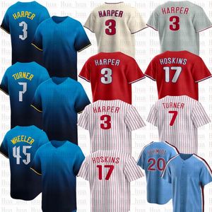 2024 nowe niestandardowe koszulki baseballowe Bryce Harpe Trea Turner Rhys Hoskins Realmuto Kyle Schwarber Jersey