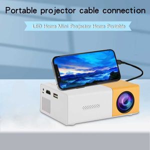 Projectors YG300 high-definition plug-in telephone projector supporting 1080P high-definition TV USB TF SD outdoor and home theater professional versions J240509