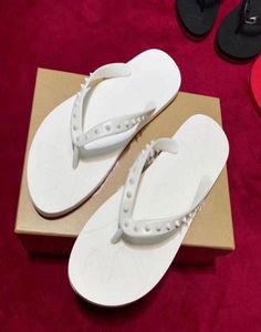 Летние мужчины скользят Loubi Flip Flat Red Bottoms Sandals's Boy's Slippers Shoots Sraps Smears Outdoor Столктивный стиль пляж