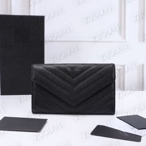 437469 Nya plånböcker för kvinnor märke lång plånbok för damer modekopplingväska med boxdesigner Billetera 19-11-2 5 274Y
