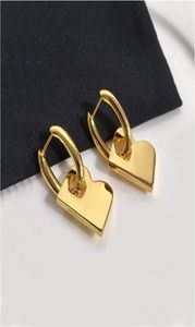 2020 Панк -золотой серебряный цвет буквы B Письмо B Уникальные съемные винтажные серьги для женщин моды с коробкой с марок 269Y4183798