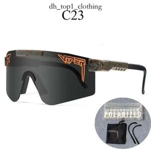 Óculos de sol Vipers pit de ciclismo óculos de sol original Esporte Google TR90 Óculos de sol polarizados para homens/mulheres Eyewear à prova de vento ao ar livre 100% UV 400 Lente espelhada 594