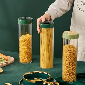 Bottiglie di stoccaggio spaghetti baratto pet bistallo a ermetico contenitore per alimenti in bottiglia cucina caffettiera pasta sigillata