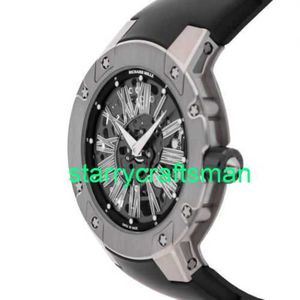 RM Luxury Watches Mechanical Watch Mills RM 033 Extra platt automatisk titan Men Strap Watch RM033 AL TI STU5