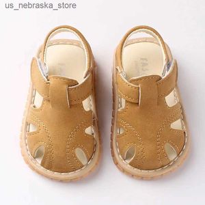 Slipper Summer Baby Girls Boys Sandals Candy Colors Childrens Shoes Anti Collision Whistle Soft Sole Beach Q240409