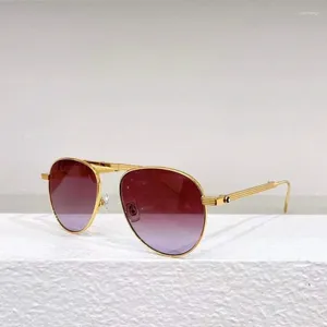 Óculos de sol Chegada pura aço inoxidável moda moda estilo ao ar livre oval unissex elegante aaa de alta qualidade óculos de sol