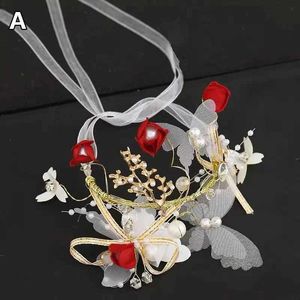 Bracelets de casamento Novos corsages de casamento artesanal noivo Boutonniere Brides Damaid Bracelet Mandle Wrist Flower Flowers Flowers Party Decor